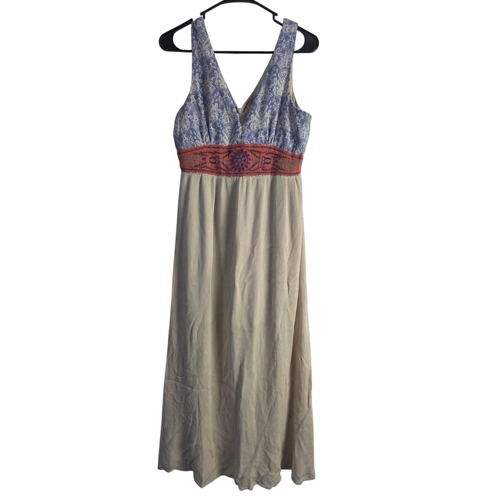 Flying Tomato Long Length Dress M Womens Embroidered Fairy Coquette Lined